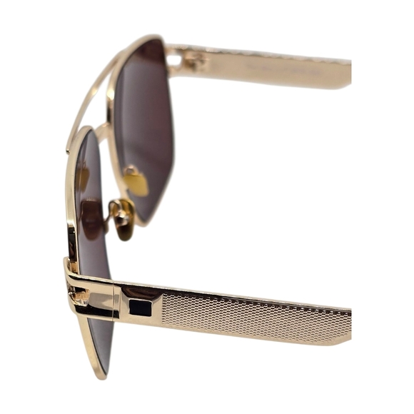 Gold and Brown Square Sunglasses PORTA ROMANA - Picture 6 of 7
